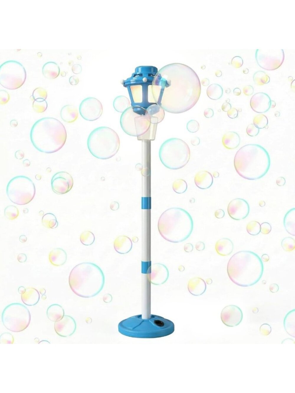 Automatic Bubble Machine with Lights for Kids & Adults - Perfect for Parties!